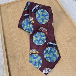 Renaissance School Bus World Tie